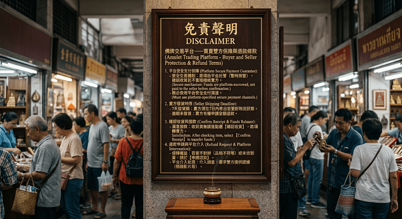 Thaisoul佛牌交易平台——買賣雙方保障與退款條款